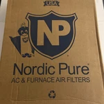 Nordic Pure 16X25X1 MERV-8 Air Filter Pleated For Home Hvac Furnace 4PACK. Fixed Price $38.24.