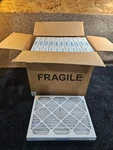 (qty 12) Air Handler 3GRT5 High Strength Pleated Filter, 16X20X2, Merv 10. Fixed Price $156.37.