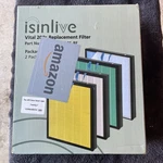 Isinlive Vital 200S Pleated Air Purifier Replacement Filter Pack. Fixed Price $20.00.