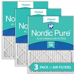 20X20X1 (19 1/2X19 1/2) Pleated Merv 14 Air Filters 3 Pack. Fixed Price $46.99.