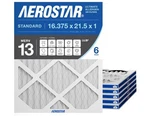 Merv 13 16.5X21.5X0.75 Air Filter Pack For Allergies, Dust, Smoke, Usa Made. Fixed Price $80.83.