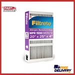 Filtrete 20X25X4 Air Filter Mpr 1550 Merv 12 Allergen Reduction Furnace. Fixed Price $38.61.