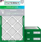 Filterbuy Merv 8 Air 16X25X4 Pack. Fixed Price $75.00.
