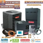 Goodman 3 Ton 15.2 SEER2 & 80K Btu 80% Gas Furnace Central Air Split System. Fixed Price $4433.00.