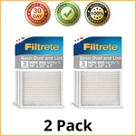 2PK Filtrete 14X20X1 MERV5 300MPR Basic Dust And Lint Electrostatic Air Filter. Fixed Price $30.29.