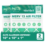 10X10X1 Air Filter (2-PACK) Merv 13 Elite Bacterial & Viral Defense Based. Fixed Price $22.22.