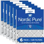 Nordic Pure 16X25X1 Pleated Merv 12 Furnace Air Filters Pack Made In Usa. Fixed Price $74.38.