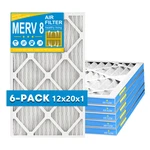 12X20X1 Merv 8 Pleated Furnace Air Filters Mpr 600, For Home Hvac. Fixed Price $35.99.