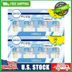 2 Pack X 4 Count Febreze Plug Air Freshener Scented Oil Refill Linen & Sky. Fixed Price $32.79.