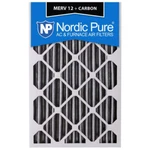 16X20X1 Furnace Air Filter Merv 11 12 Carbon - Pack. Fixed Price $61.00.