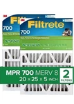 3M Filtrete Electrostatic 20X25X5 Air Filter Mpr 700 Merv 8 (2 Pack) New. Fixed Price $41.99.