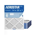 Aerostar 14X20X1 Merv 6 Air Filter Pack Hvac Dust Pollen Fpr 3 Made In Usa. Fixed Price $47.61.
