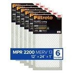 Filtrete 12X24X1 Furnace Air Filter, Merv 13, Mpr 2200, Elite Allergen, Ba.... Fixed Price $158.96.