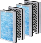 Upgraded MA-25 Replacement Filters 4-PACK Fits S1/W1/B1 Air Purifier Blue. Fixed Price $35.98.