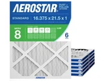 Aerostar 16.375X21.5X1 Merv 8 Air Filter, Count, Actual Size. Fixed Price $67.26.