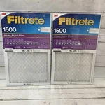 New Filtrete 16X25X1 Smart Air Filter Allergen Bacteria & Virus 1500 Mpr Pack. Fixed Price $18.97.