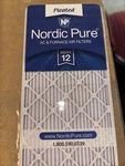 Nordic Pure Merv 12 16X25X5H Pack Pleated Replacement Air Filter. Fixed Price $50.00.