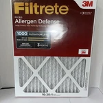 Filtrete 3M 16X20X1 Pack Micro Allergen Defense Air Filters. Fixed Price $26.90.
