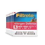 Filtrete 20X20X1 Hvac Furnace Air Filter, Mpr 1000 Merv 11, Allergen Defense. Fixed Price $79.19.