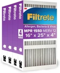 16X25X4(SLIMFIT), Furnace Air Filter, Mpr 1550 Dp, Healthy Living Ultra Al.... Fixed Price $65.95.