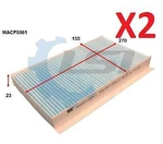 2X Wesfil Cabin Air Pollen Filters WACF0061. Fixed Price $30.03.