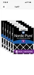 16X25X1 (15 1/2X24 1/2) Pure Carbon Odor Reduction Furnace Air Filters Pack Of. Fixed Price $68.00.