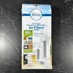 Febreze Replacement Dual Action Hepa-type Air Filters Pack FRF102B Open Box. Fixed Price $17.00.