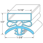Gasket 24-3/4X26 For Hobart 433623. Fixed Price $118.13.