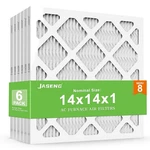 JASENG14X14X1 , 8 Pleated Hvac (6-PACK) Dust Mpr 600 Exact Dimensions: .... Fixed Price $40.77.