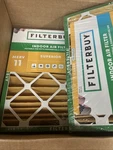 Filterbuy 20X20X4 Pleated Air Filters, Replacement For Hvac Furnace Merv 11. Fixed Price $32.99.