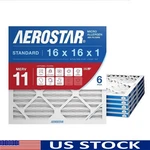 Merv 11 Pleated Air Filter 16X16X1 Superior Dust Pollen Pet Dander Pack New. Fixed Price $44.77.