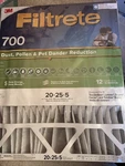 New Filtrete 700 20X25X5 Dust Pollen Pet Dander Reduction. Fixed Price $14.99.