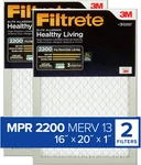 Filtrete 16X20X1 Furnace Air Filter, Merv 13, Mpr 2200, Elite Allergen, Bacte. Fixed Price $84.01.