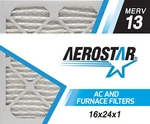 Aerostar 16X24X1 Merv 13 Pleated Air Filter, Furnace 6-PACK (a.... Fixed Price $60.74.