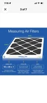 16X25X1 (15 1/2X24 1/2) Pure Carbon Odor Reduction Furnace Air Filters Pack. Fixed Price $68.00.