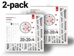 Pack Honeywell Home 20X20X4 Air Filter Merv 12 Fpr 10 Pleated Furnace Hvac. Fixed Price $37.99.