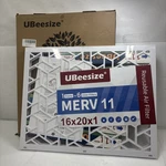 Ubeesize 16X20X1 Merv 8 Pleated Air Filter, Reusable Frame,. Fixed Price $13.19.