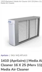 Aprilaire 1310 Whole House Cleaner New. Fixed Price $194.50.