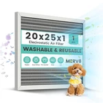 20X25X1 Electrostatic Air Washable Reusable, Hvac Furnace Filter, Merv. Fixed Price $67.80.