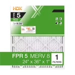 24 In. X 36 1 Standard Pleated Air Filter Fpr 5, Merv 8. Fixed Price $8.53.