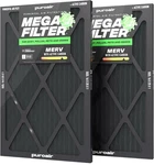 Puroair Mega Activated Carbon Filter - Merv 13 16X25X1 2PK. Fixed Price $34.00.