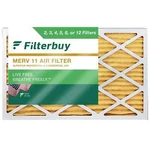 Filterbuy 14X24X1 Pleated Air Filters, Merv 11 Ac, Furnace, Hvac (2-PACK). Fixed Price $29.99.
