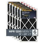 Filtrete 14X24X1 Air Filter, Mpr 1200, Merv 11, Allergen Defense Odor Reducti.... Fixed Price $125.81.
