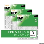16X20X1 Pleated Air Filters Replacement For Furnace. Hvac Merv 8 Fpr 5 3-PAC. Fixed Price $18.50.