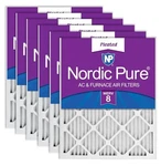 Merv 8 Nordic Pure Pleated Furnace Filters 6 Pack 25 X 1. Fixed Price $59.99.