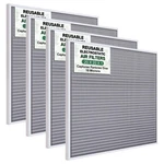 Zonon 4 Pack 20X20X1 Reusable Electrostatic Air Filters Washable Merv. Fixed Price $130.31.