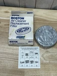 Boston Hunt 2577 Air Cleaner Replacement Filter 2579 2580 Nos. Fixed Price $8.25.