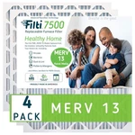 Filti 7500 Pleated Home Hvac Furnace 14 X 25 Merv 13 Air Filter (4 Pack). Fixed Price $42.99.