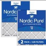 Nordic Pure 18X20X1 Pleated Merv 12 And Furnace Air Filters 2-PACK. Fixed Price $31.50.