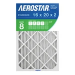 16X20X2 Aerostar Air Filter - Actual Size: 15 1/2" 19 3/4". Fixed Price $130.00.